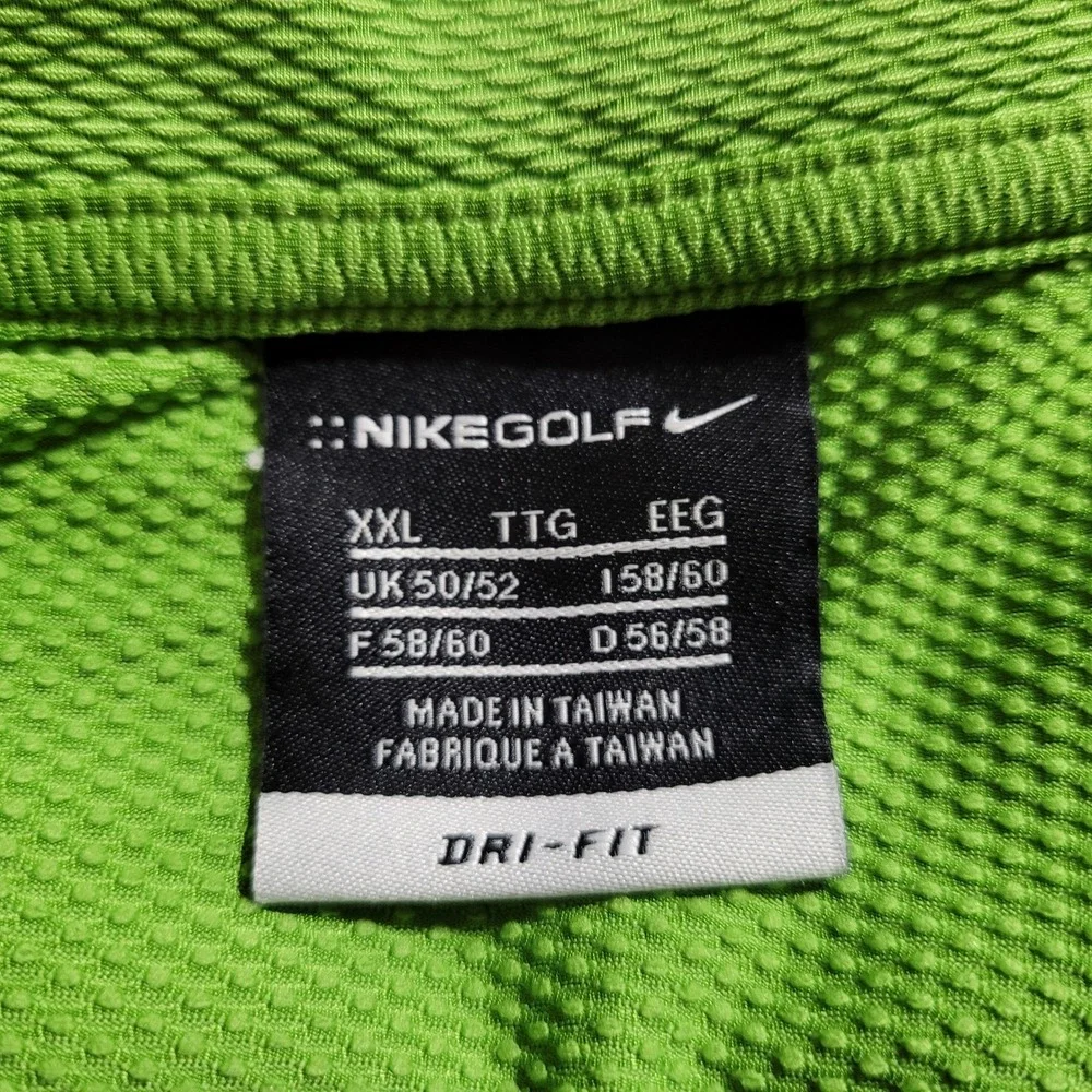 Nike Nike‎ Sphere Dry Diamond Polo Mens XXL Green Golf Dri-FIT Autozone